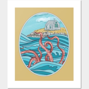 Sea Monster Posters and Art